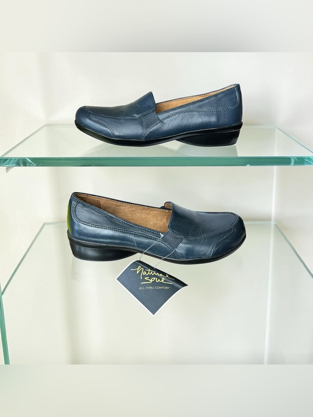 Naturalizer Natural Soul Blue Loafers Shoes Women’s 8.5 Comfort Flats NWT